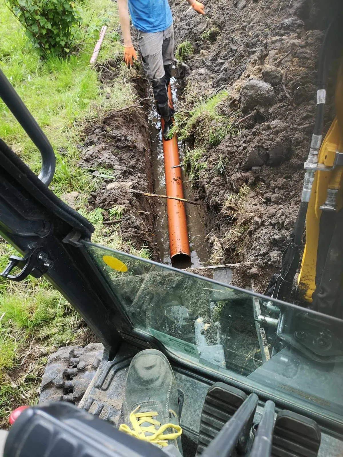 Drenaż rozsączający przy oczyszczalni — zdjęcie 3
